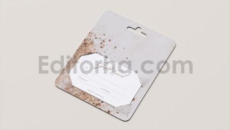 موکاپ کارت هدیه Gift Card Mockup