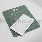 دانلود موکاپ کارت هدیه Gift Card Mockup22