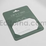 دانلود موکاپ کارت هدیه Gift Card Mockup33
