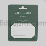 دانلود موکاپ کارت هدیه Gift Card Mockup55