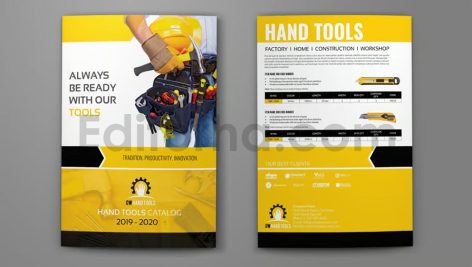 دانلود فایل لایه باز کاتالوگ دو لت محصولات ابزار دستی Hand Tools Catalog