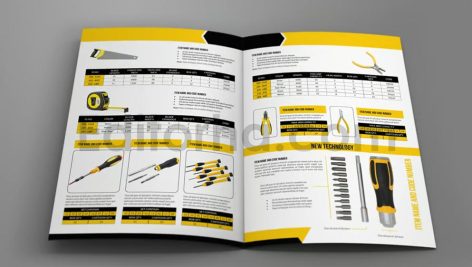 دانلود فایل لایه باز کاتالوگ دو لت محصولات ابزار دستی Hand Tools Catalog