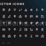 دانلود مجموعه آیکون لوکیشن Location icons