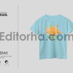 موکاپ تی‌شرت بچه‌گانه Kids T-Shirt Mockup1