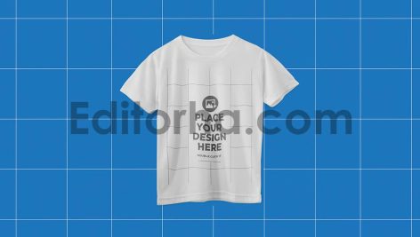 موکاپ تی‌شرت بچه‌گانه Kids T-Shirt Mockup2