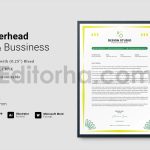 دانلود فایل لایه باز سربرگ Letterhead Template