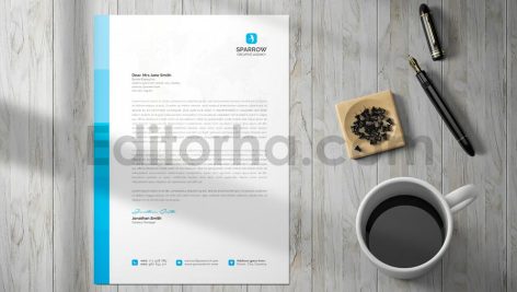 دانلود فایل لایه باز سربرگ Letterhead