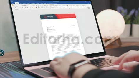 دانلود فایل لایه باز سربرگ Letterhead Template