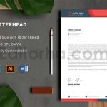 دانلود فایل لایه باز سربرگ Letterhead Template