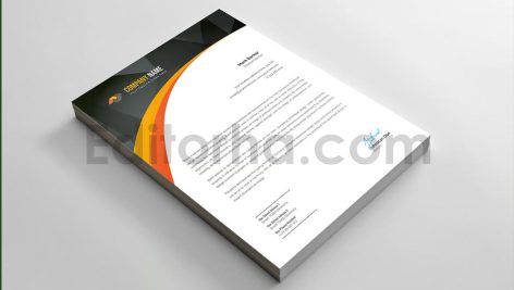 دانلود فایل لایه باز سربرگ Letterhead