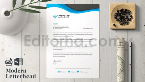 دانلود فایل لایه باز سربرگ Letterhead