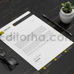 دانلود فایل لایه باز سربرگ Letterhead Template