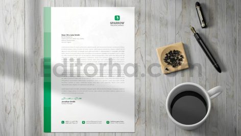 دانلود فایل لایه باز سربرگ Letterhead