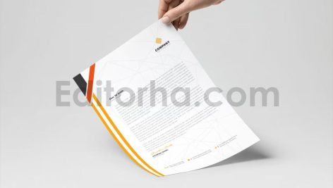 دانلود فایل لایه باز سربرگ Letterhead