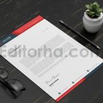 دانلود فایل لایه باز سربرگ Letterhead Template
