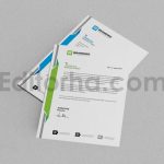 دانلود فایل لایه باز سربرگ Letterhead Template