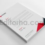 دانلود فایل لایه باز سربرگ Business Letterhead Template