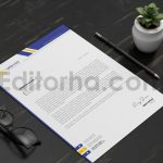 دانلود فایل لایه باز سربرگ Letterhead Template