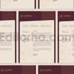 دانلود فایل لایه باز سربرگ Jewelerose - Letterhead Template