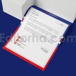 دانلود فایل لایه باز سربرگ Nava Bank - Letterhead