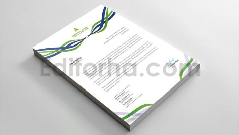 دانلود فایل لایه باز سربرگ Letterhead