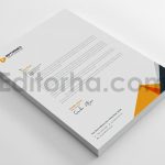دانلود فایل لایه باز سربرگ Business Letterhead Template