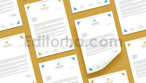 دانلود فایل لایه باز سربرگ Letterhead