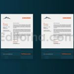 دانلود فایل لایه باز سربرگ Chain Break - Letterhead Template