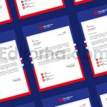 دانلود فایل لایه باز سربرگ Nava Bank - Letterhead