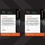 دانلود فایل لایه باز سربرگ Quick Flex - Letterhead Template