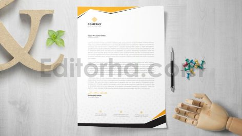 دانلود فایل لایه باز سربرگ Letterhead