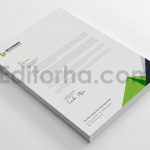 دانلود فایل لایه باز سربرگ Business Letterhead Template