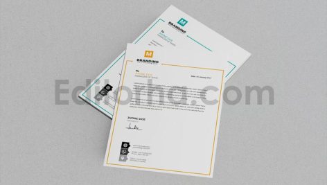دانلود فایل لایه باز سربرگ Letterhead