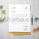 دانلود فایل لایه باز سربرگ Letterhead Template