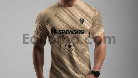 موکاپ تی‌شرت مردانه Men T-shirt Mockup3