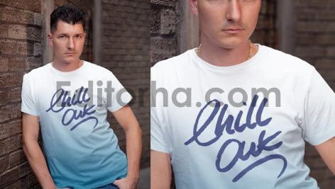 موکاپ تی‌شرت مردانه Men's T-shirt Mock-up3