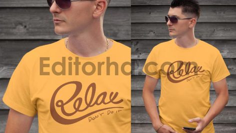 موکاپ تی‌شرت مردانه Men's T-shirt Mock-up7