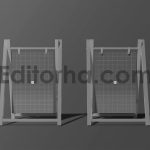 موکاپ استند فلزی بیرونی