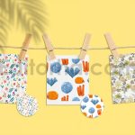 دانلود فایل لایه باز پترن تصویر اشیاء بدون درز Patterns Object Illustration