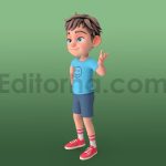 دانلود مدل آماده سه بعدی: آبجکت پسربچه