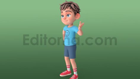 دانلود مدل آماده سه بعدی: آبجکت پسربچه