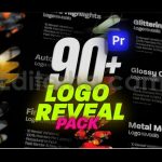 دانلود پروژه آماده پریمیر: پک 90تایی لوگوموشن Premium Logo Reveals Pack