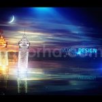 دانلود بک گراند اسلامی رمضان (نمای دریاچه)