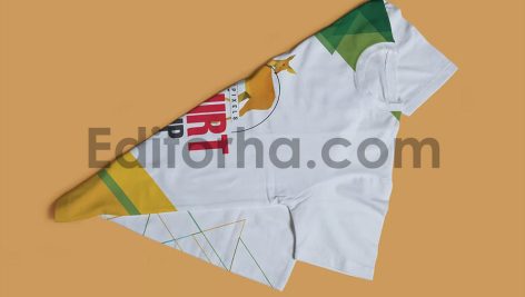 موکاپ تی‌شرت یقه گرد Round-Neck T-Shirt Mockups3
