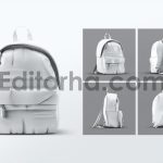 موکاپ کوله پشتی مدرسه2