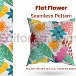 دانلود فایل لایه باز پترن طرح گل بدون درز Seamless Pattern Floral