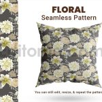 دانلود فایل لایه باز پترن گلدار بدون درز Seamless Pattern Floral