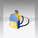 دانلود موکاپ کوله پشتی بچه گانه Set Child Backpack Mockup