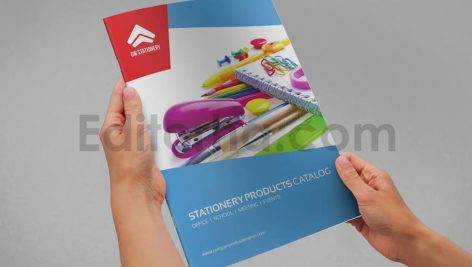 دانلود فایل لایه باز کاتالوگ محصولات نوشت افزاری Stationery Catalog
