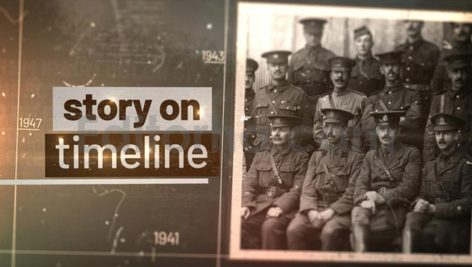دانلود پروژه آماده پریمیر: آلبوم عکس قدیمی Story on Timeline